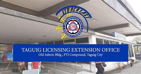 lto venice|LTO Taguig Office Location and Contact Information.